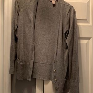 Grey Banana Republic Cardigan